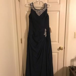 Formal navy dress